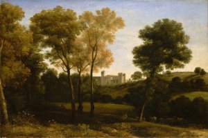 View of La Crescenza by Claude Lorrain Oil Painting
