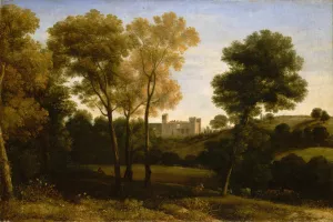 View of La Crescenza by Claude Lorrain Oil Painting