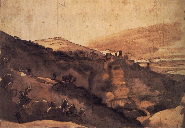 Main Product Photo of View of Tivoli Painting by Claude Lorrain