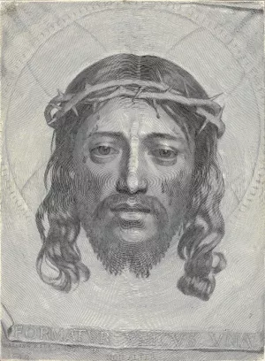 The Sudarium of Saint Veronica by Claude Mellan Oil Painting