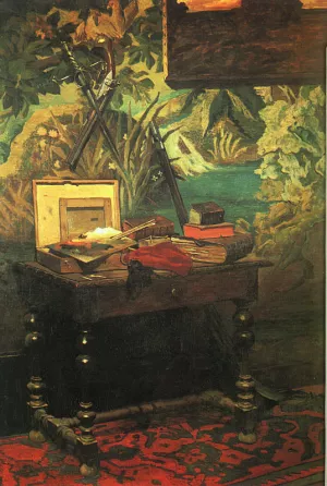 A Corner of the Studio Oil painting by Claude Monet