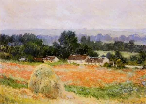 A Haystack Oil painting by Claude Monet