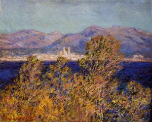 Antibes Seen from the Cape, Mistral Wind painting by Claude Monet