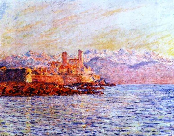 Main Product Photo of Antibes Painting by Claude Monet