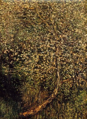 Apple Trees in Blossom by the Water by Claude Monet Oil Painting