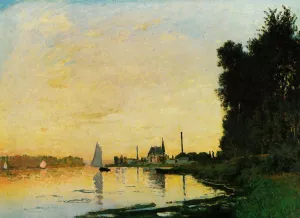 Argenteuil, Late Afternoon by Claude Monet Oil Painting