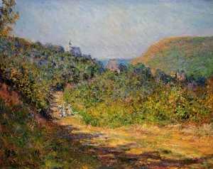 At Les Petit-Dalles painting by Claude Monet