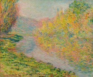 Automne a Jeufosse by Claude Monet Oil Painting