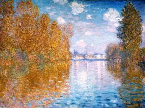 Autumn Effect at Argenteuil Oil painting by Claude Monet