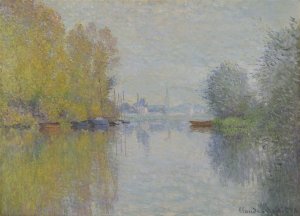Autumn on the Seine, Argenteuil by Claude Monet Oil Painting