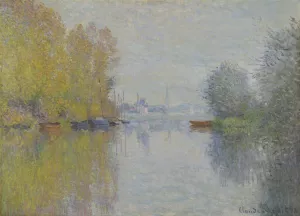 Autumn on the Seine, Argenteuil by Claude Monet Oil Painting