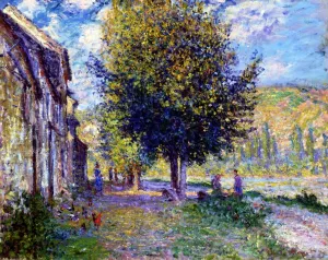 Banks of the Seine at Lavacourt painting by Claude Monet