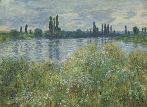 Banks of the Seine,Vetheuil by Claude Monet Oil Painting