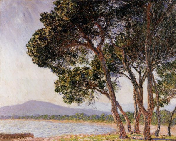 Main Product Photo of Beach in Juan-les-Pins Painting by Claude Monet