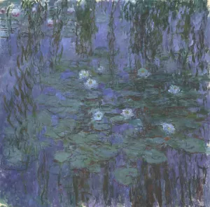 Blue Water Lilies by Claude Monet Oil Painting