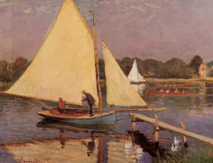 Boaters at Argenteuil by Claude Monet - Oil Painting Reproduction