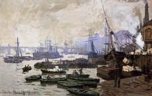 Boats in the Port of London