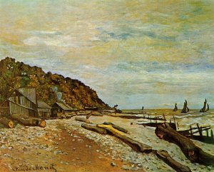 Boatyard Near Honfleur by Claude Monet Oil Painting