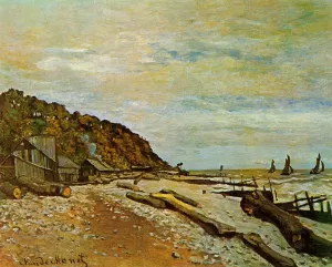 Boatyard Near Honfleur painting by Claude Monet
