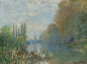 Bords De La Seine En Automne by Claude Monet Oil Painting