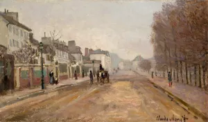 Boulevard Heloise, Argenteuil by Claude Monet Oil Painting