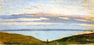 Broad Landscape painting by Claude Monet