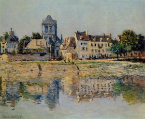 By the River at Vernon Oil painting by Claude Monet