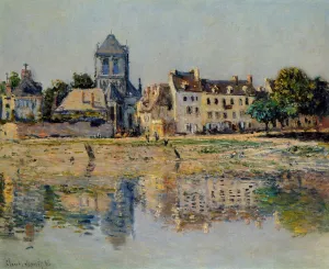 By the River at Vernon by Claude Monet - Oil Painting Reproduction
