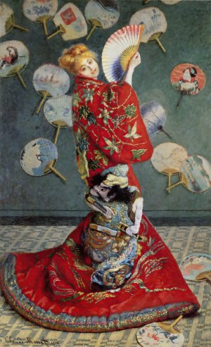 Camille Monet In Japanese Costume by Claude Monet Oil Painting