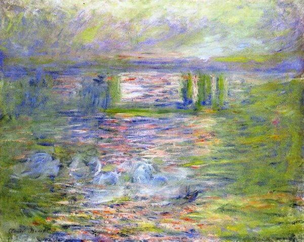 Charing Cross Bridge 2 by Claude Monet - Hand-Painted Oil Painting Reproduction