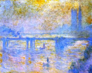 Charing Cross Bridge 4 by Claude Monet Oil Painting