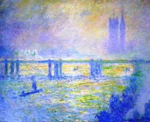 Charing Cross Bridge 9 by Claude Monet Oil Painting
