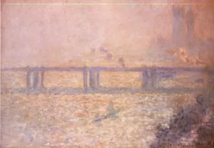 Charing Cross Bridge, London painting by Claude Monet