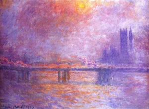 Charing Cross Bridge, The Thames II by Claude Monet Oil Painting