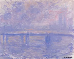 Charing Cross Bridge by Claude Monet - Oil Painting Reproduction