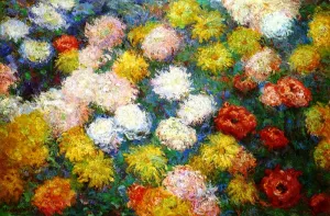 Chrysanthemums 2 by Claude Monet - Oil Painting Reproduction