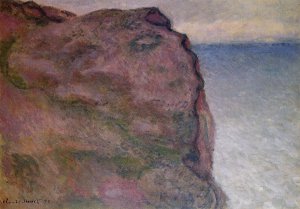 Cliff at Petit Ailly, at Varengeville by Claude Monet Oil Painting