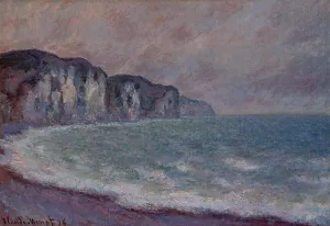 Cliff at Pourville by Claude Monet - Oil Painting Reproduction