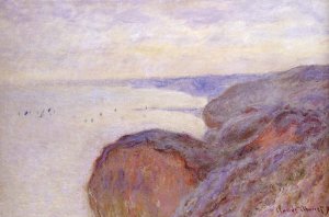 Cliffs Near Dieppe by Claude Monet Oil Painting