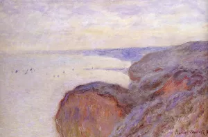 Cliffs Near Dieppe by Claude Monet Oil Painting