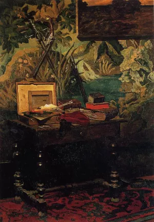 Corner of a Studio by Claude Monet - Oil Painting Reproduction