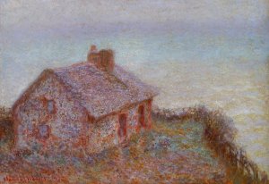 Customs House at Varengeville II by Claude Monet Oil Painting