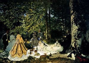 Dejeuner Sur L'Herbe A Chailly by Claude Monet Oil Painting