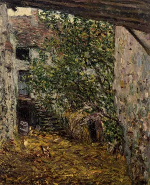 Farmyard by Claude Monet Oil Painting
