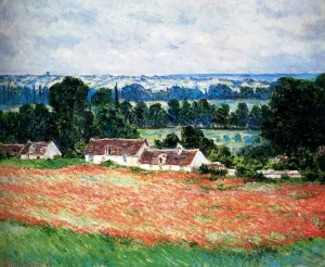Field Of Poppies, Giverny by Claude Monet Oil Painting