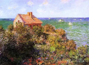 Fisherman's Cottage at Varengeville painting by Claude Monet