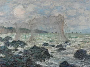 Fishing nets at Pourville by Claude Monet Oil Painting