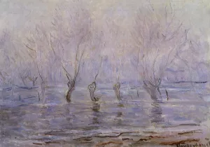 Flood at Giverny by Claude Monet Oil Painting