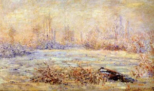 Frost painting by Claude Monet