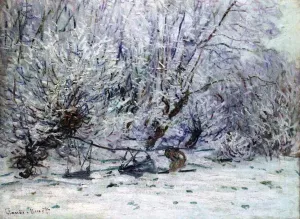 Frost by Claude Monet Oil Painting